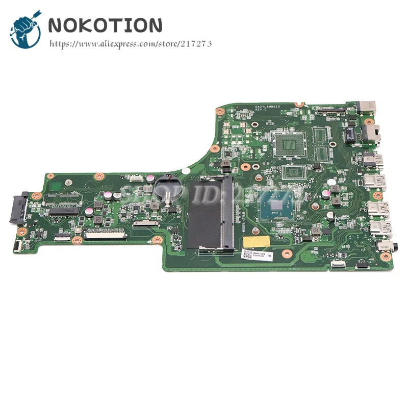 NOKOTION материнская плата для ноутбука acer Aspire ES1-731 материнская плата N3150 cpu NB. MZS11.005 NBMZS11005 DAZYLBMB6E0
