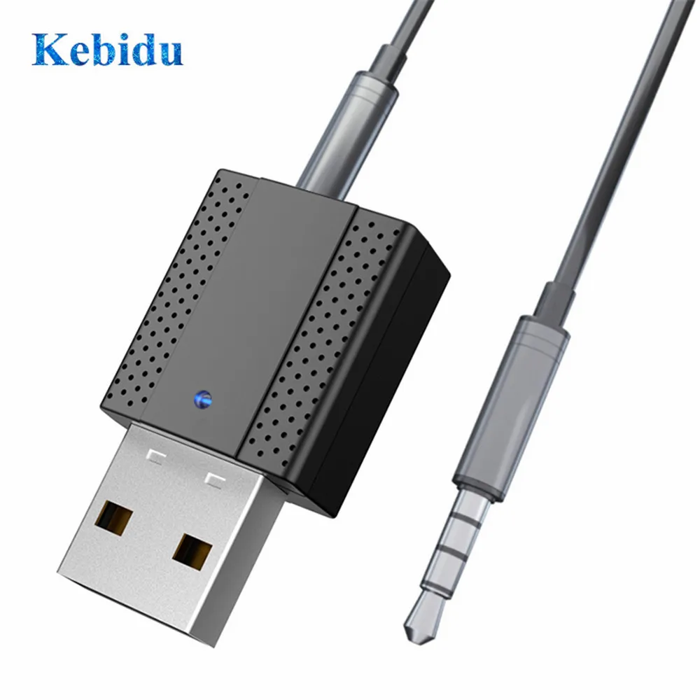 KEBIDU 5 0 Bluetooth USB передатчик приемник беспроводной адаптер 3 мм Мини AUX аудио для