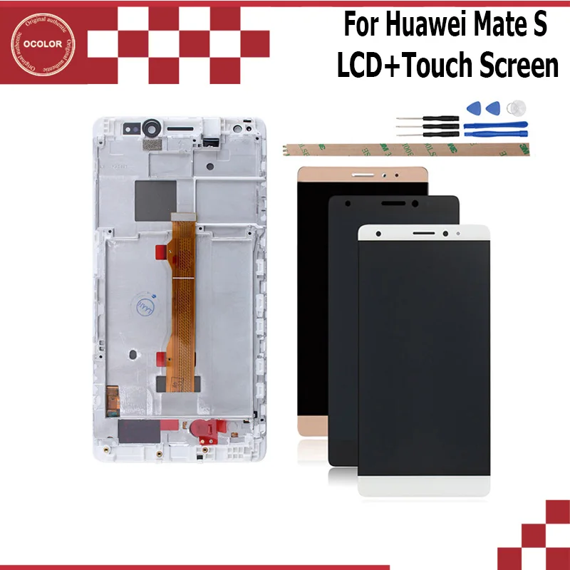Ocolor для huawei mate S ЖК дисплей + сенсорный экран рамка в сборе запасные части