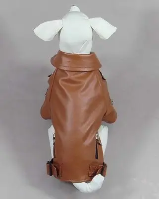 

Пальто для собак кожаная куртка одежда для собак пальто Одежда для собак ropa perro roupa para cachorro жилет для французского бульдога