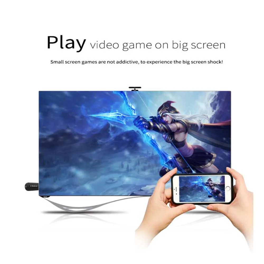Mirascreen K6 HDMI Dongle 2,4G 4K Беспроводной Wi-Fi дисплей приемник 1080P HD tv Stick Miracast Airplay экран зеркальное отображение
