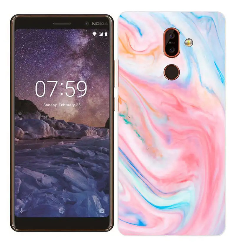 Arvin Case for Nokia 7 Plus Silicon Cover For 2.1 3.1 5.1 6.1 Transparent Fundas X6 Soft TPU 3 5 6 8 Bag |