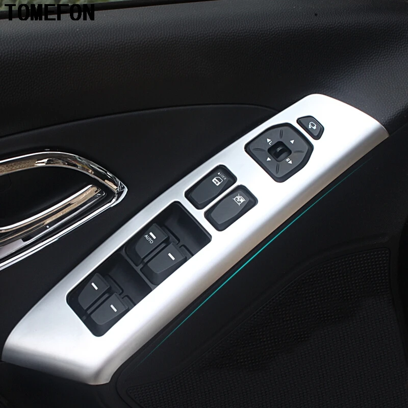 Для Hyundai IX35 2013 2014 2015 ABS хромированные автомобильные чехлы для дверей окон