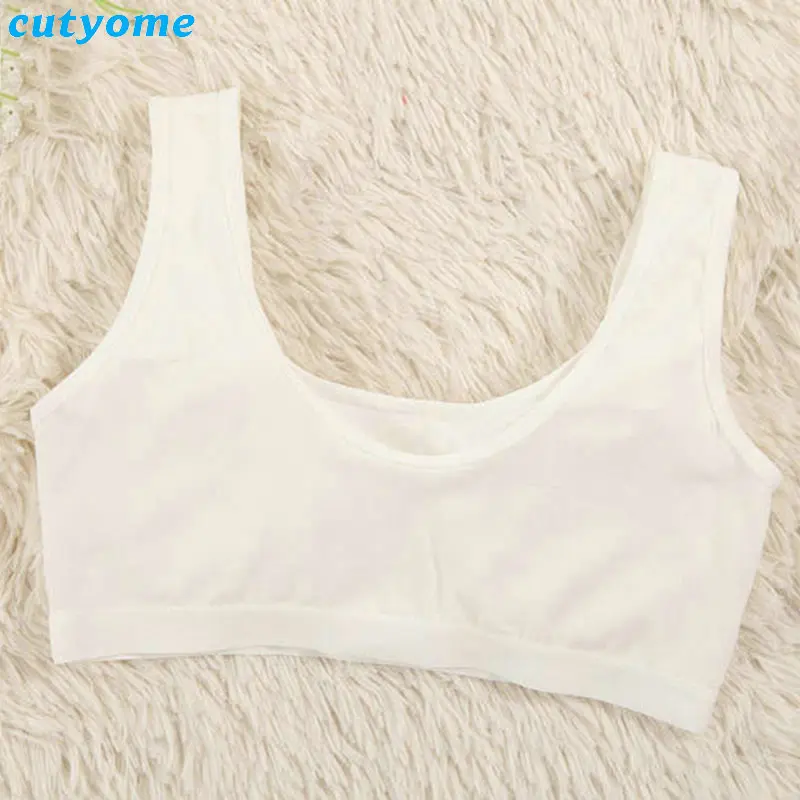 10 шт./лот Обувь для девочек Бюстгальтеры женщин дети хлопок подростков