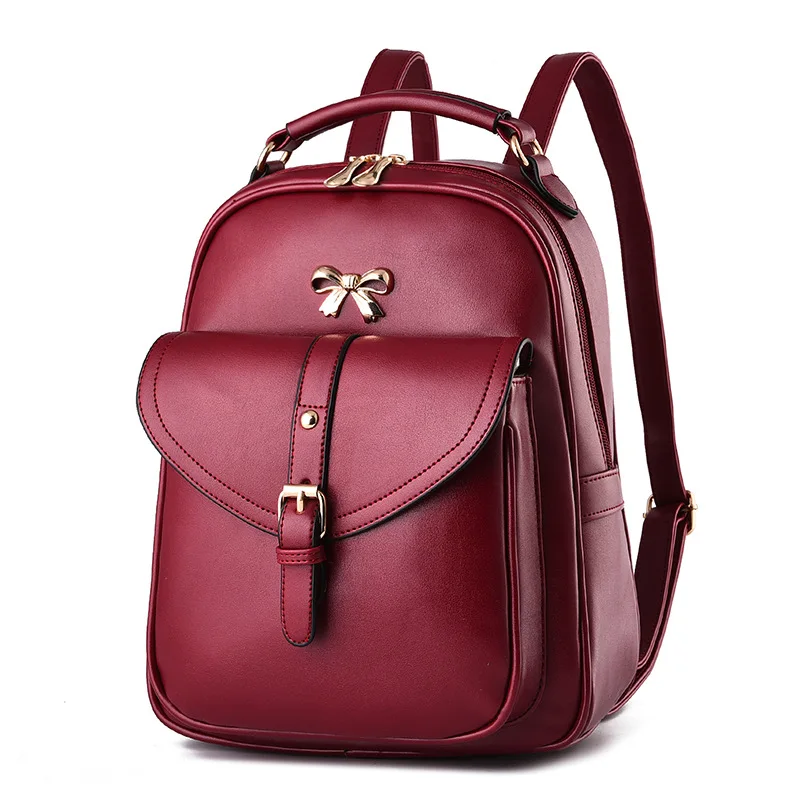 Женский рюкзак Женская плечевая сумка Корейская модница pu кожаная сумка|backpack