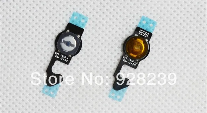 100pcs/lot Factory Outlet Brand New Home Button Flex Cable Ribbon Repair Parts For iphone 5 5G Free Shipping | Мобильные телефоны и