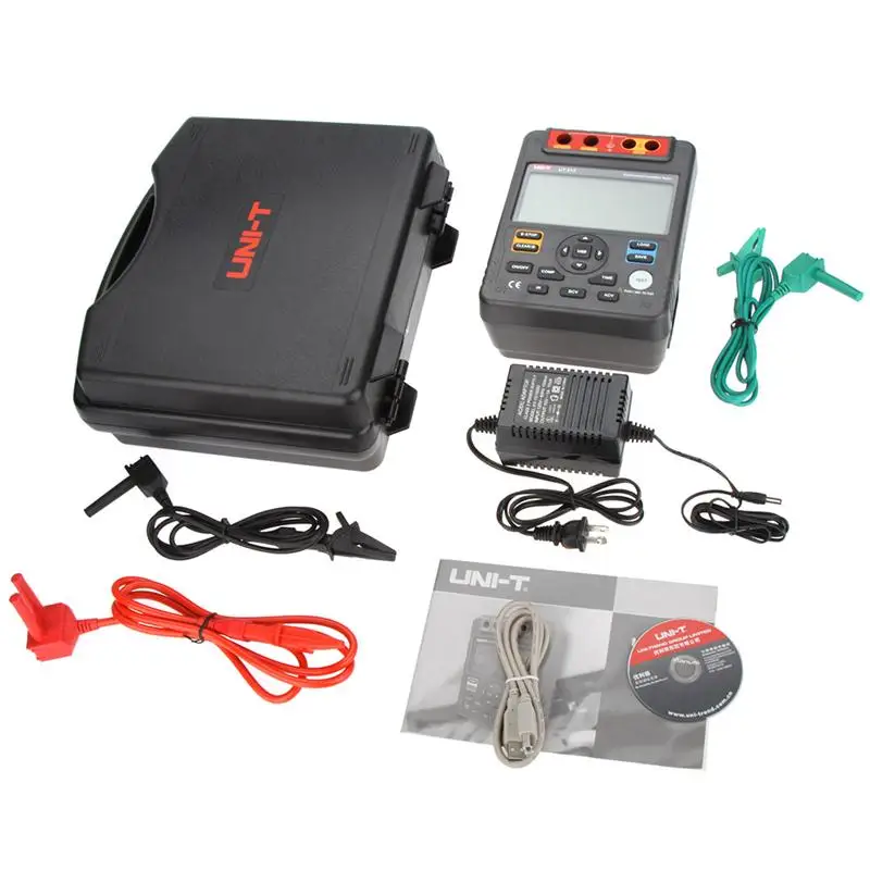 UNI T UT513 измерители сопротивления изоляции Megohmmeter вольтметр Авто Диапазон 5000 в 1000