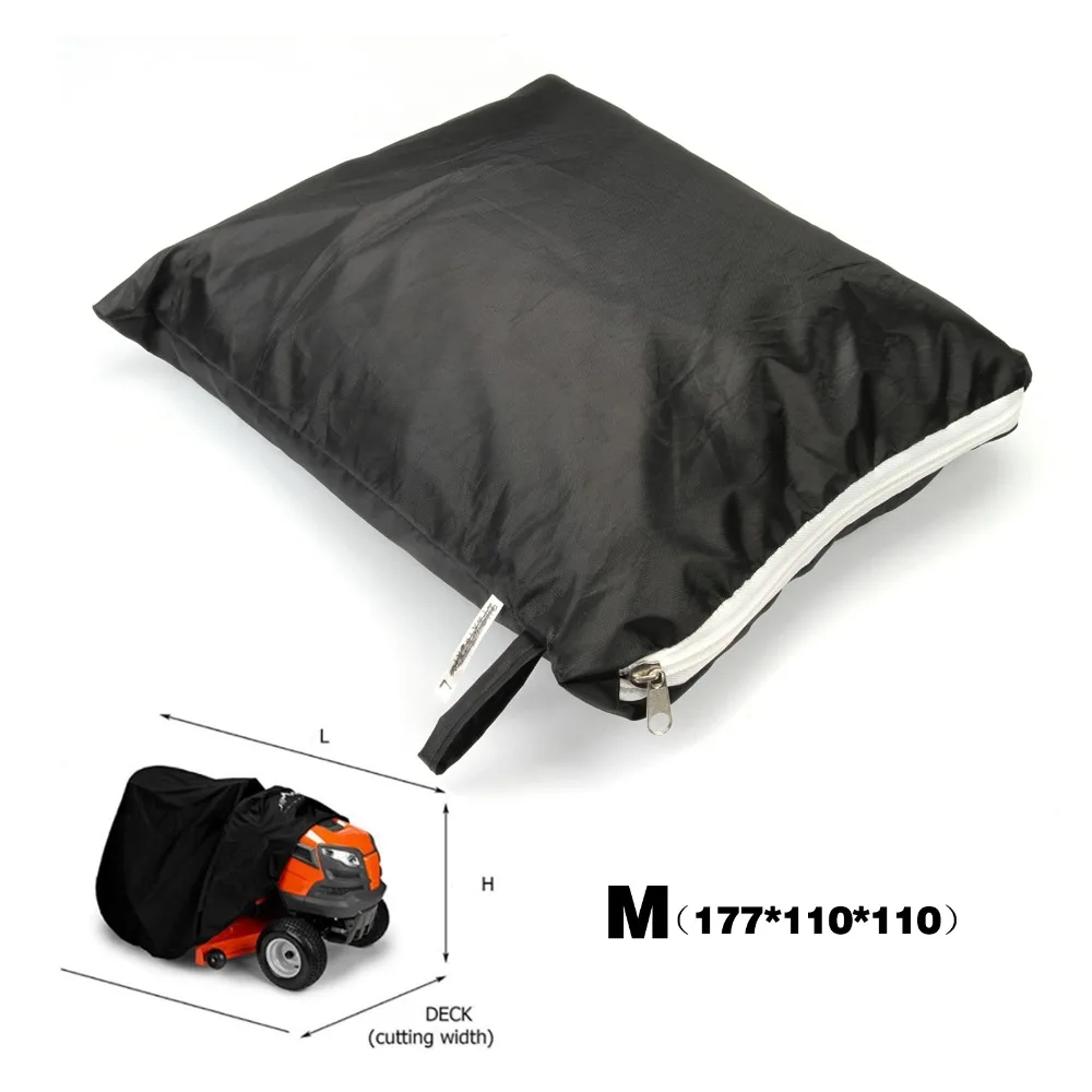 

Polyester Lawn Mower Cover Tractor Grill Dustproof Sun Rain Protection Cover Garden Yard Mower Overlay Cover 177*110*110CM