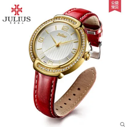 Наручные часы Julius модные женские кварцевые в Корейском стиле новая модель 2016 34