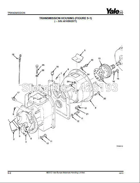 Новые Yale запчасти PDF 2017 для евро | Автомобили и мотоциклы
