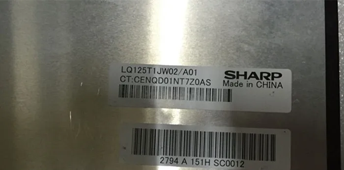 Жк-экран 12 5 дюйма LQ125T1JW02 2K 2560*1440 |