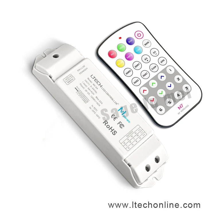 Ltech M7 + m4 5a Мини Беспроводная LED RGB контроллер удаленного CV постоянный Напряжение