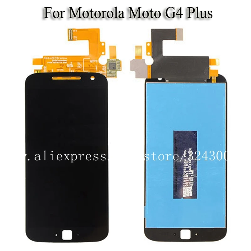 5 &quotЖК-дисплей для Motorola Moto G4 плюс ЖК-дисплей Дисплей Сенсорный экран планшета