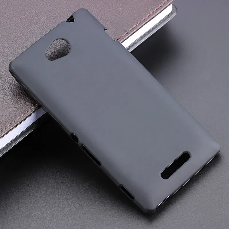 Разноцветный гелевый ТПУ тонкий мягкий Противоскользящий чехол для Sony Xperia C S39h CN3