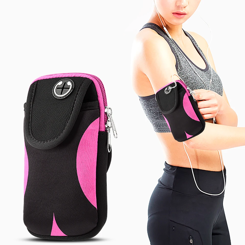 

Universal Running Sport Armband Case For Women 5.5inch Hand Sports Armbands Case For Phone On The Hand Arm Bag Pouch