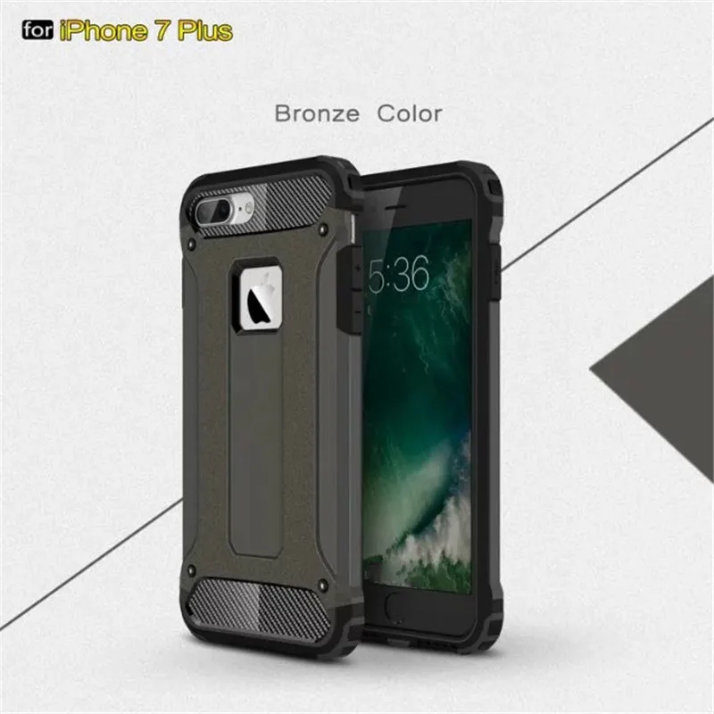 Business Armor Stand Phone cases For iPhone 5 5s ES 6 6s Plus 7 8 X XS XR MAX 2-in-1 Drop-proof Case Back Cover Capa shell |