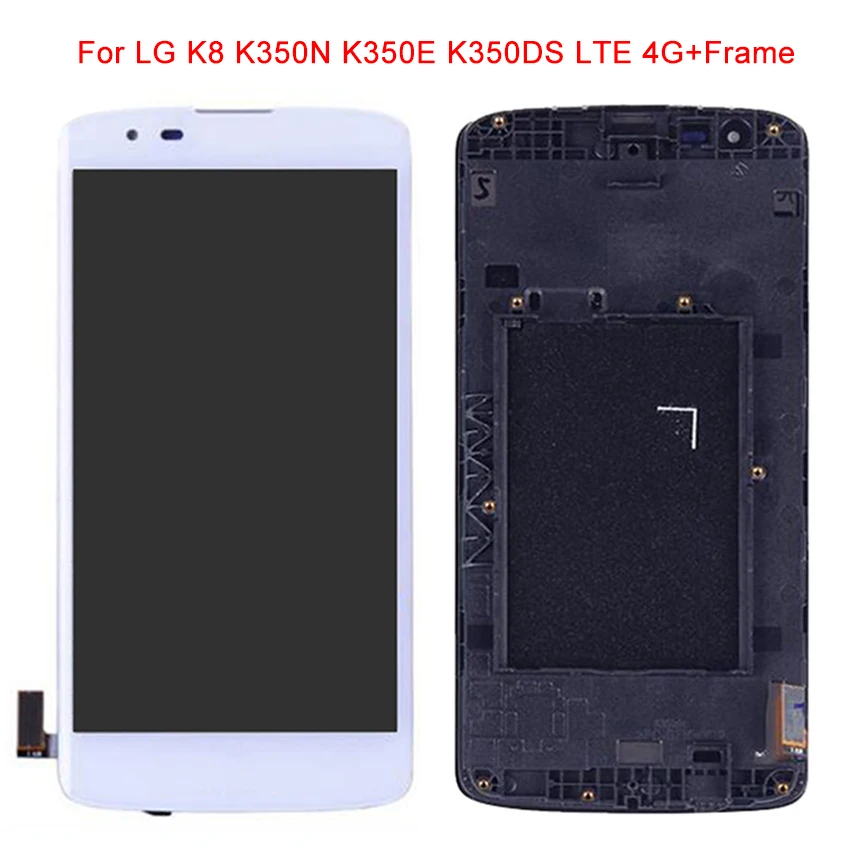 ЖК дисплей с сенсорным экраном и дигитайзером в сборе для LG K8 2016 K350N K350E K350DS