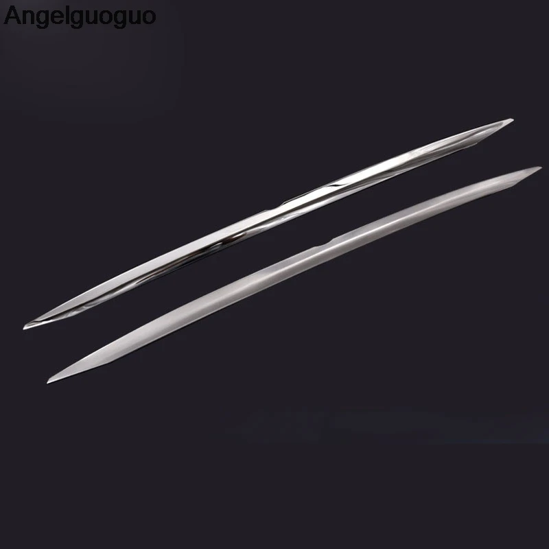 Angelguoguo Автомобильная Задняя Крышка багажника из нержавеющей стали литьевая