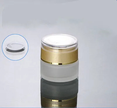 

30G frosted glass cream jars cosmetics jar for cosmetic container bottle empty refill bottle