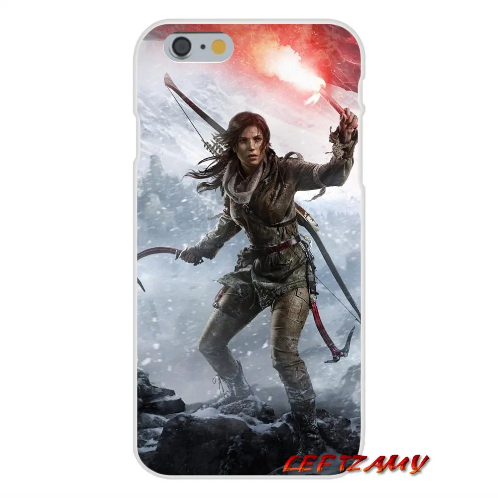 Rise Of The Tomb Raider аксессуары для телефона Чехлы iPhone X XR XS MAX 4 4S 5 5S 5C SE 6 6S 7 8 Plus ipod touch |
