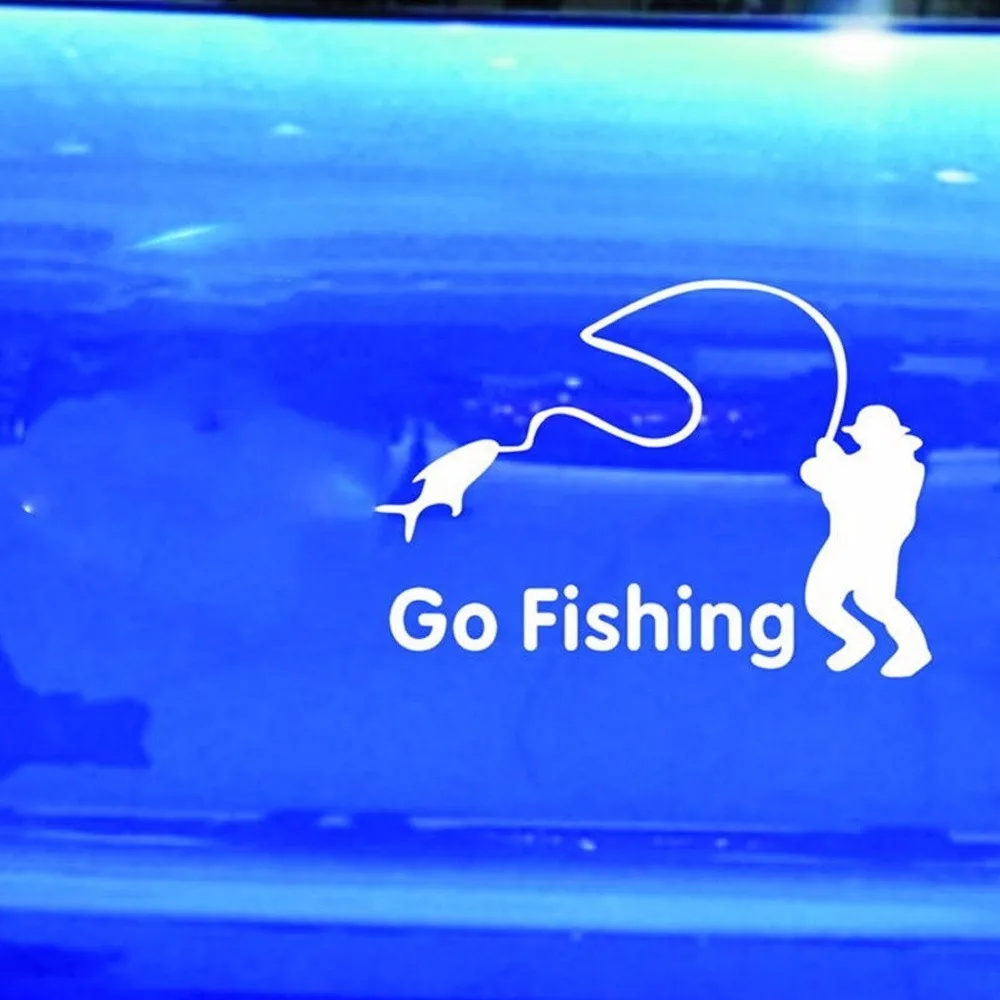 1 шт. стеклянная наклейка для рыбалки ночью светоотражающие наклейки автомобиля