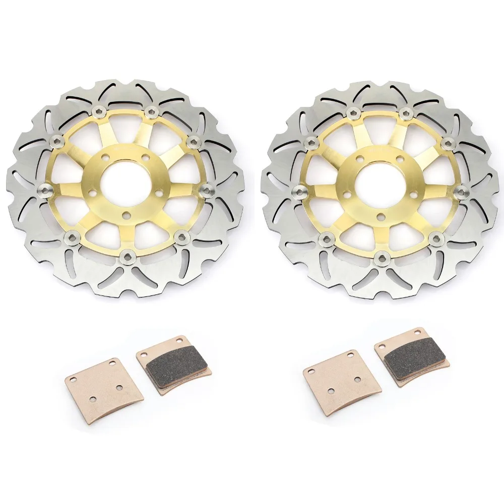 BIKINGBOY Front Brake Disks Discs Rotors Pads For GSX 600 750 F GSX600F GSX750F 1989 1990 1991 1992 1993 1994 1995 1996 1997 | Автомобили