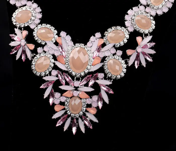 Romantic Series Color Orange Flower Violetta Necklace For Gentle Women Wedding | Украшения и аксессуары