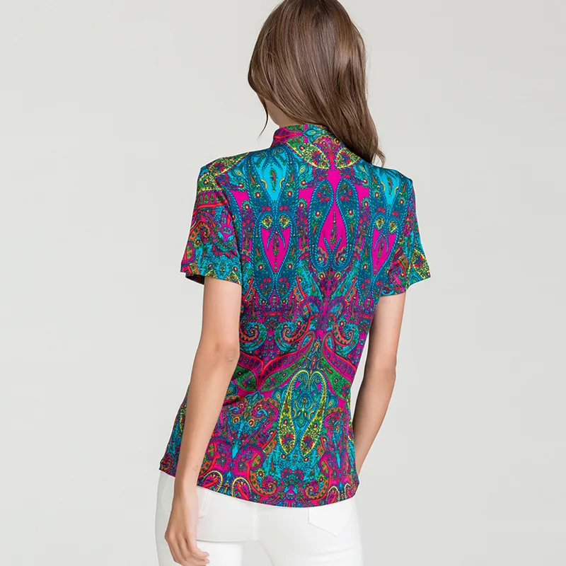 Женская футболка из 100% натурального шелка нижняя рубашка с воротником и коротким