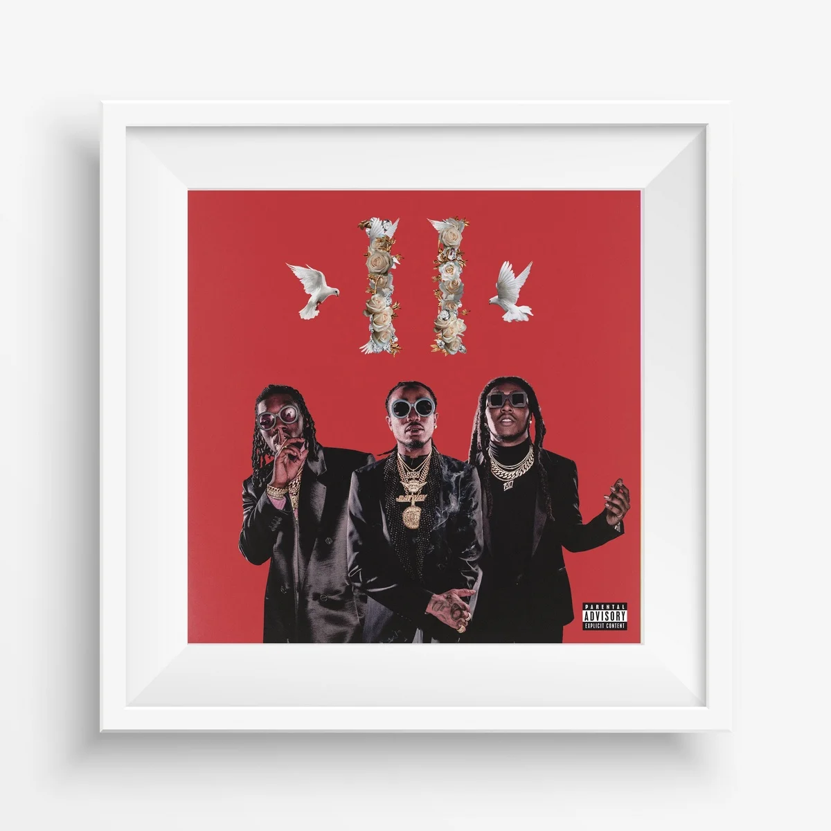 Плакат Migos Culture II 2018 альбом хип-хоп рэп музыка Обложка искусство холст настенные