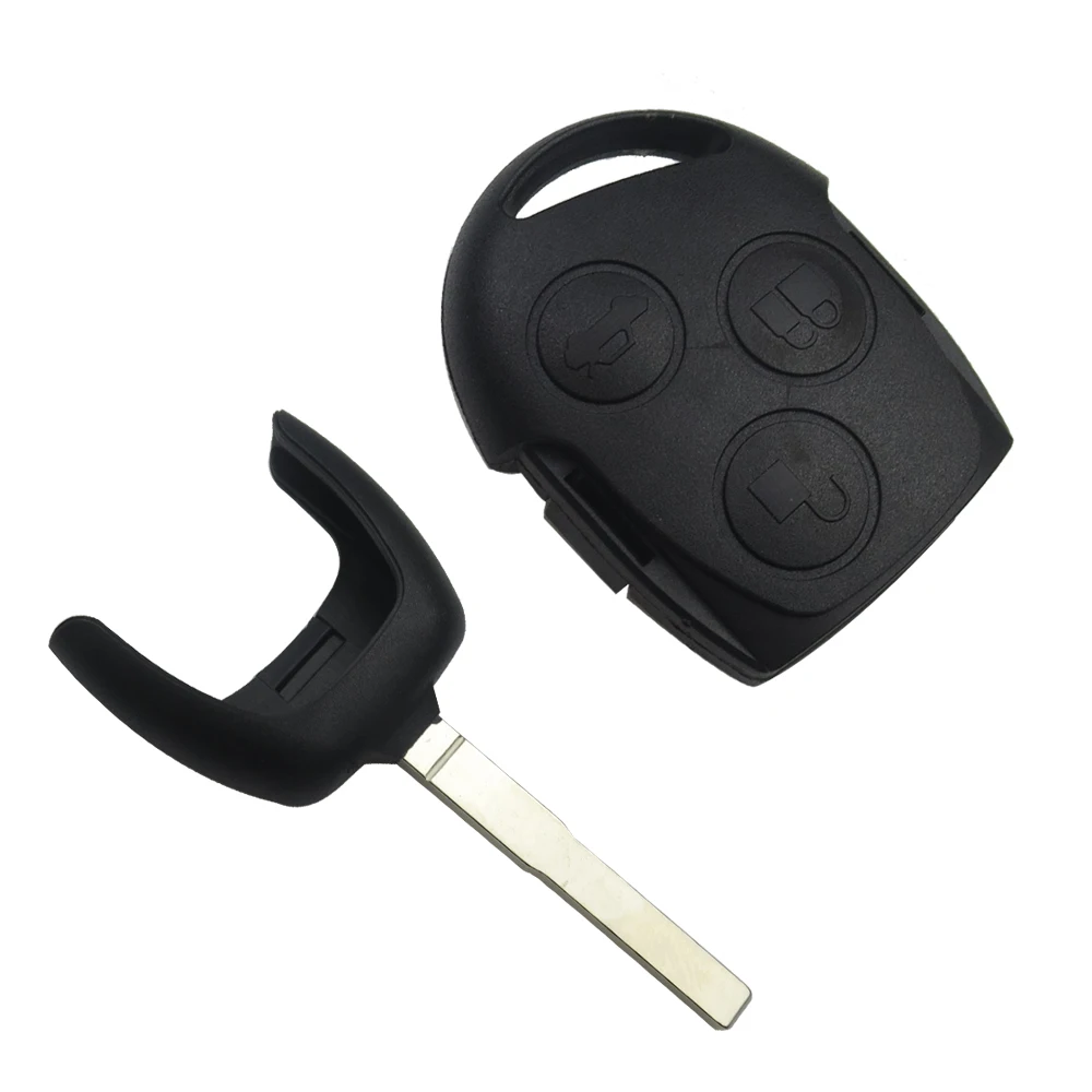 OkeyTech 3 кнопки дистанционный Автомобильный ключ 433 МГц с чипом 4D63 Fob HU101 для Ford Focus