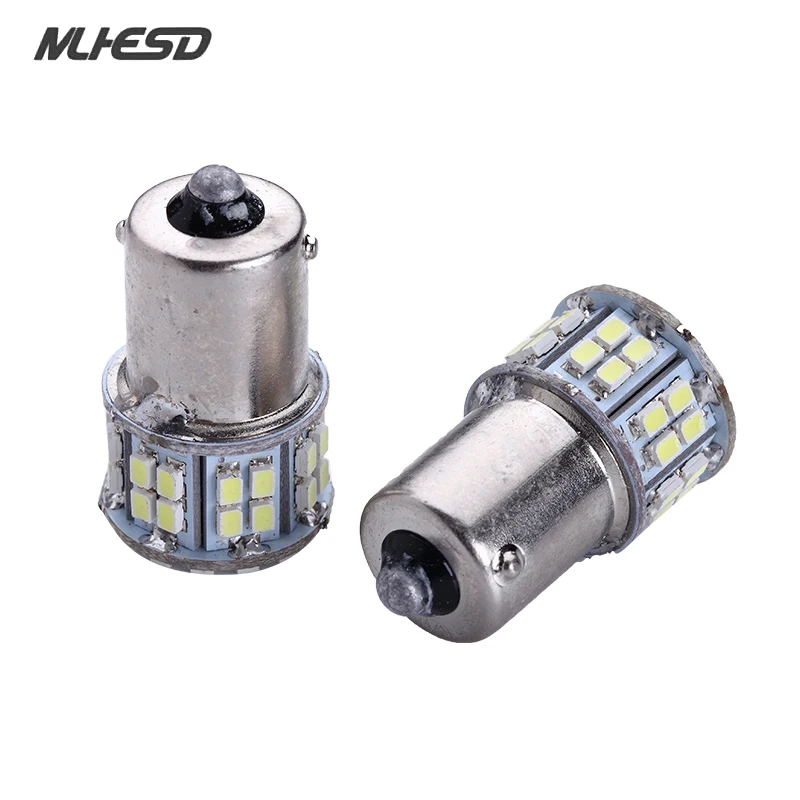 100 шт. Super Lumineux BA15S 1156 P21W 50SMD 1206 12 V 3020 50 Led SMD Lumiere De Frein Voiture Clignotants Arriere Parking|lumiere