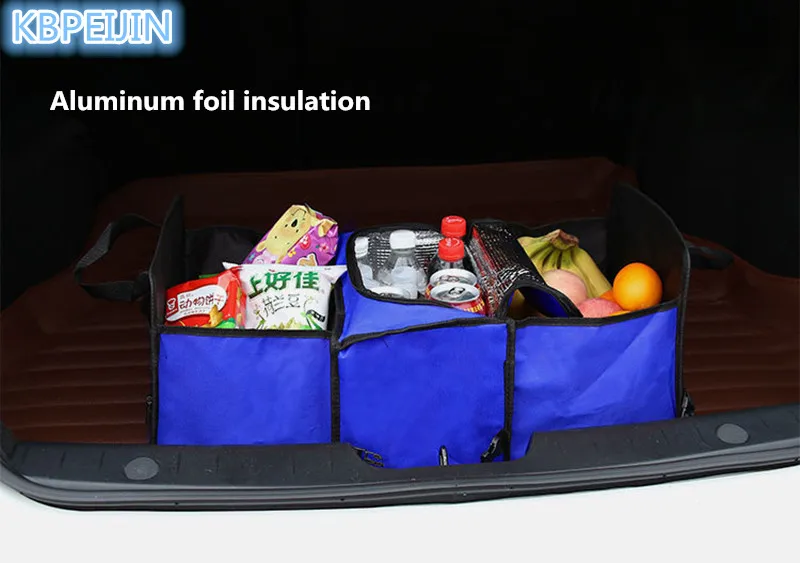 Новая Автомобильная многокарманная складная сумка для хранения большой емкости