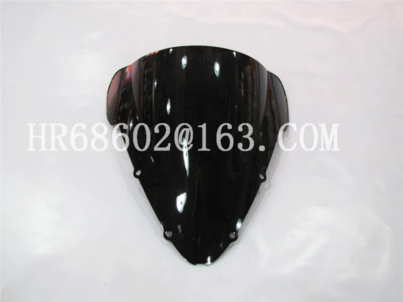 Для Honda CBR 600 F4I CBR600 f4i 2001 2002 2003 2004 2005 2006 2007 cbr черное ветровое стекло Double Bubble|windshield