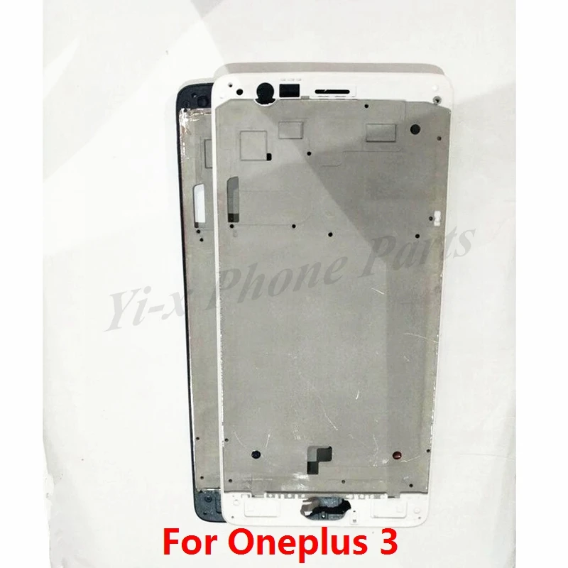 1 шт. средняя рамка Oneplus 3 A3000 A3003 LCD корпус средней рамы с ободком Лицевая панель