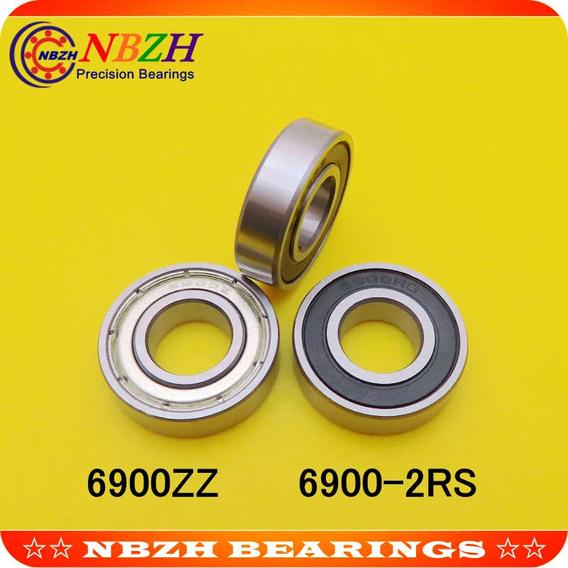 NBZH bearing(1pcs) Thin Wall Deep Groove Ball Bearing 6900ZZ 6900-2RS S6900ZZ S6900-2RS 10*22*6 Mm