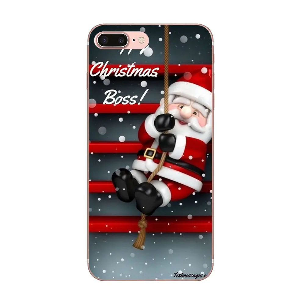 Merry Christmas Top Detailed Popular Soft TPU Covers Cases For Xiaomi Redmi Note 2 3 3S 4 4A 4X 5 5A 6 6A Pro Plus | Мобильные