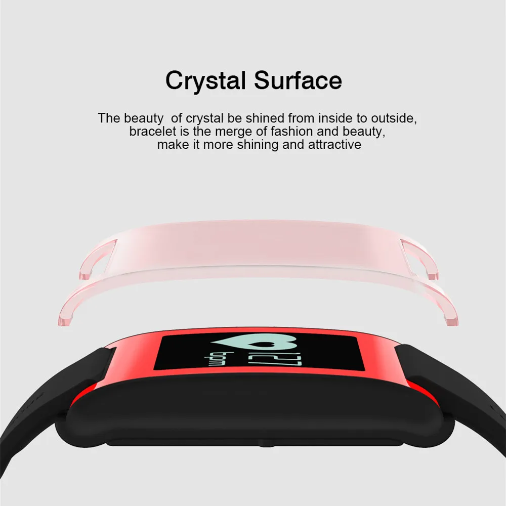 SIOYI Фитнес-Трекер DM68 OLED Умный Браслет Smartband Bluetooth Спорт Часы Heart Rate Monitor Калорий