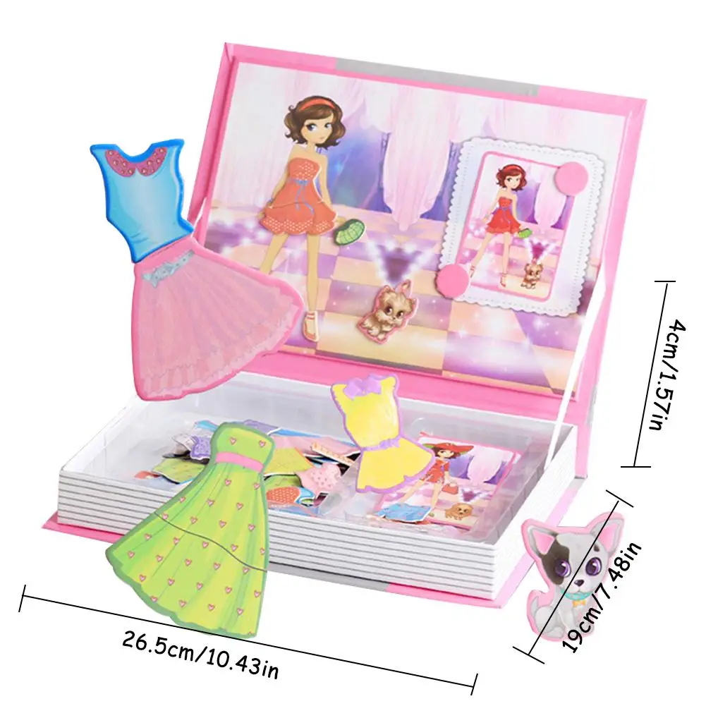 

Jigsaw Toy For Kids Magnetic Puzzle Sheet Cartoon Animal Science And Education Puzzle Game Toys Magnetic Card Expanding Thinking