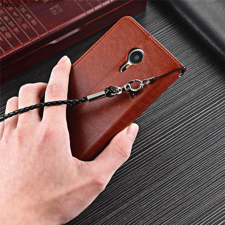 Для Fundas Meizu MX 5 чехол с держателем для карт MEIZU MX5 кожаные сумки Ультратонкий