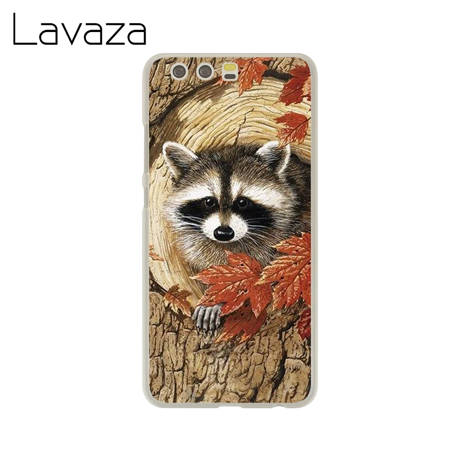Чехол Lavaza с изображением животных енота для huawei P20 P10 P9 P8 Lite Plus Pro 2017 2016 2015 P Smart 2019 |