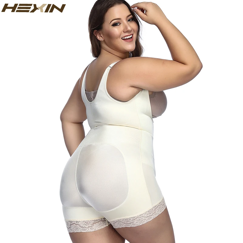 HEXIN размера плюс 6XL Корректирующее белье для похудения на талии кружевное нижнее