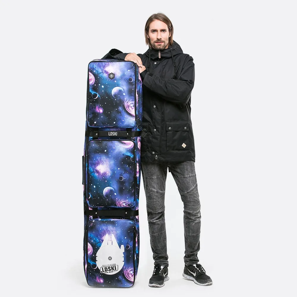 Бесплатная доставка 168 см Лыжная сумка для сноуборда импортная 600D ткань