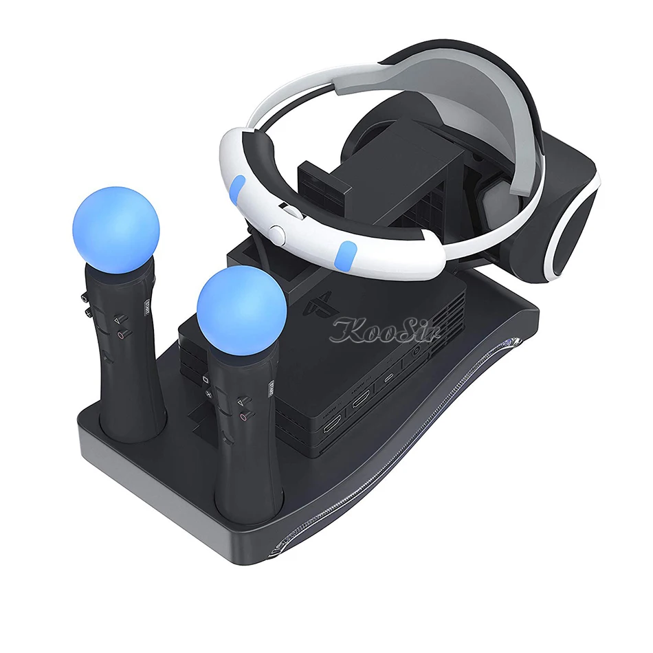 PS4 PS Move VR PSVR зарядное устройство подставка держатель для гарнитуры витрина и светодиодный светильник индикатор CUH-ZVR2 2th кронштейн для sony PS VR Move