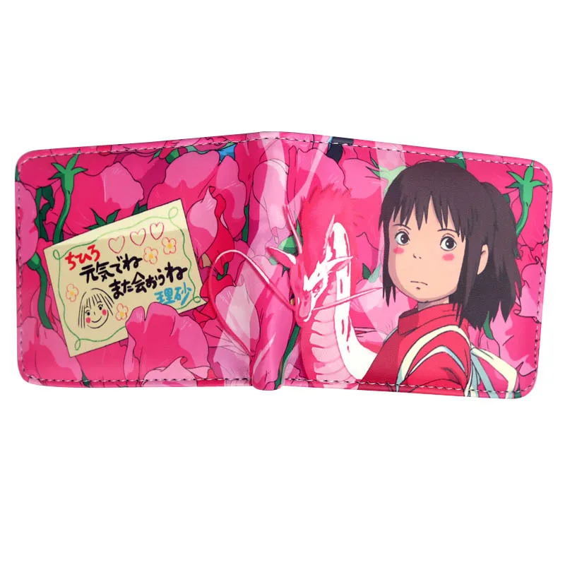Кошелек Spirited Away femal без маски для лица Мультяшные кошельки с изображением анимэ и
