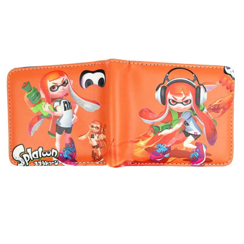 Кошелек для игр брызг короткий кошелек с карманом монет сумка денег молодежи|wallet