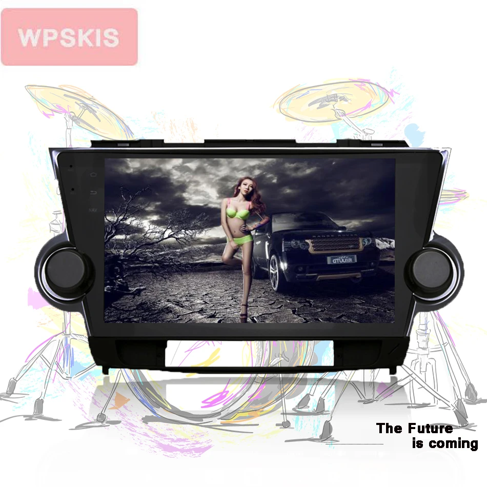 Восьмиядерный 10 1 &quotстерео 1280*720 Android 0 автомобильный DVD GPS навигация Playerfor Toyota