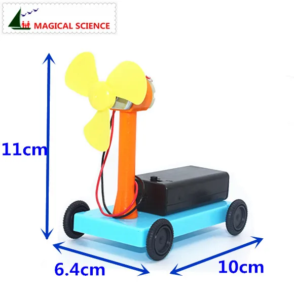 Научные эксперименты игрушки ручной работы ветровой автомобиль материал сделай