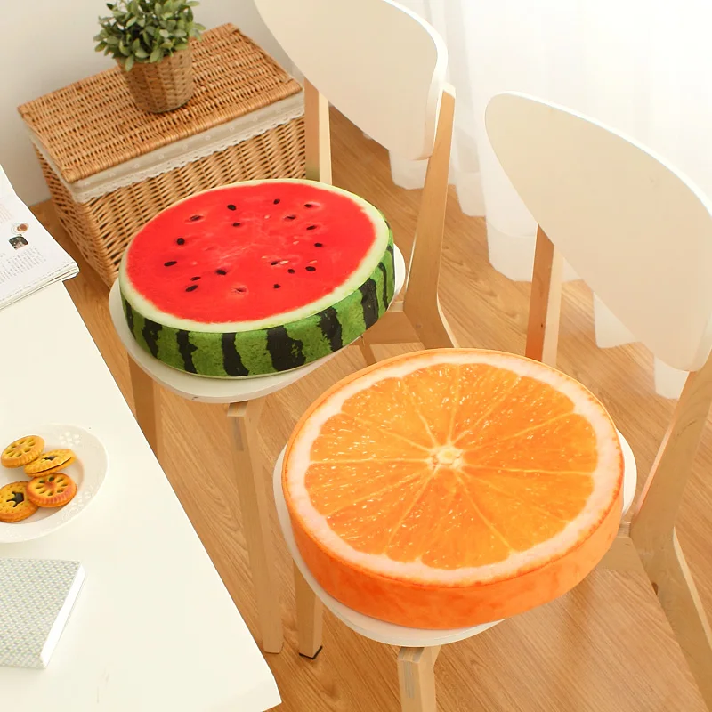 Creative 3D fruit PP cotton Pillows Office chair cushions sofa Blankets home decoration almofadas Gifts 40x40cm | Дом и сад