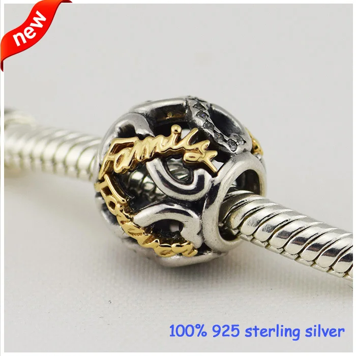 Подходят для браслетов Pandora ажурные серебряные бусины infinity летние стильные
