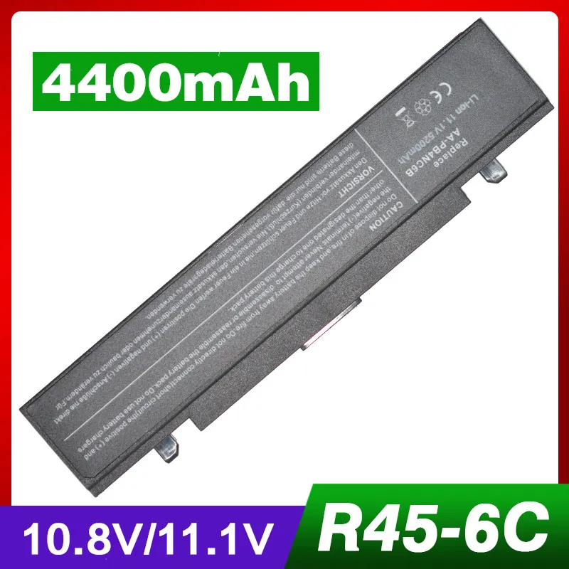4400 мАч Аккумулятор для ноутбука Samsung AA PB2NC3B PB2NC6B PB2NC6B/E PB4NC6B PB4NC6B/E PB6NC6B 70A00D/Seg R408 r458